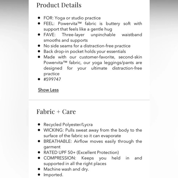 Athleta (Spring 2021) Elation Space Dye 7/8 Tight Tempest Violet Small - Picture 6 of 10